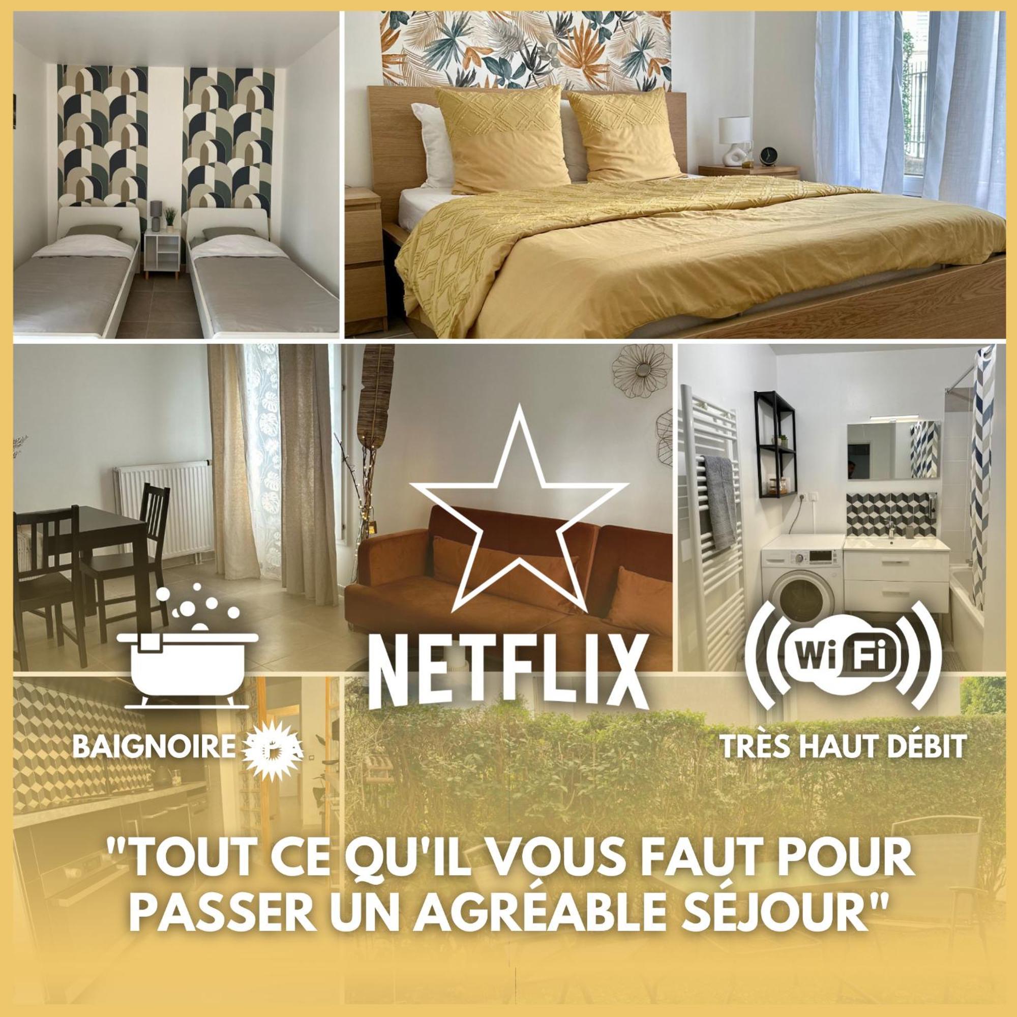 6Personne,10Mn De Disney,30Mn De Paris,Parking Bussy-Saint-Georges Bagian luar foto